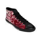 Flowering Red Women's High-Top Custom Sneakers