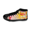 Joie De Vivre Men's High-Top Custom Sneakers-Every Picture Tells...