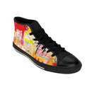Joie De Vivre Men's High-Top Custom Sneakers-Every Picture Tells...