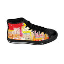 Joie De Vivre Men's High-Top Custom Sneakers-Every Picture Tells...