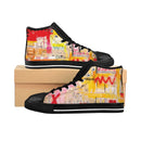 Joie De Vivre Men's High-Top Custom Sneakers-Every Picture Tells...