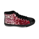 Flowering Red Women's High-Top Custom Sneakers