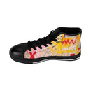 Joie De Vivre Men's High-Top Custom Sneakers-Every Picture Tells...