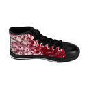 Flowering Red Women's High-Top Custom Sneakers