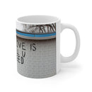 Love Is All U Need Art Mug-Every Picture Tells...