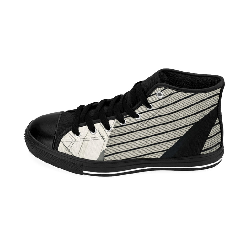 Point of View Men's High-Top Custom Sneakers-Every Picture Tells...