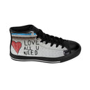 Love is All U Need Women's High-Top Custom Sneakers