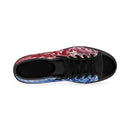 Flowering Red & Blue Men's High-top Sneakers