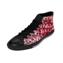 Flowering Red & Blue Men's High-top Sneakers