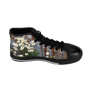 Petals & Paint Women's High-Top Custom Sneakers