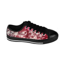Flowering Red Men's Regular Custom Sneakers-Every Picture Tells...