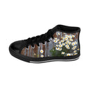 Petals & Paint Women's High-Top Custom Sneakers