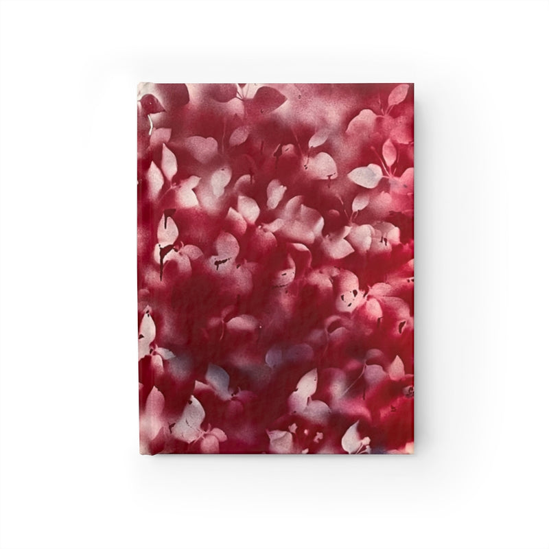 Flowering Red Hardcover Custom Journal-Every Picture Tells...