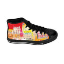 Joie de Vivre Women's High-Top Custom Sneakers
