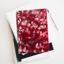 Flowering Red Hardcover Custom Journal-Every Picture Tells...