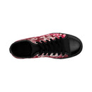 Flowering Red Men's Regular Custom Sneakers-Every Picture Tells...