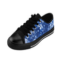 Flowering Red & Blue Women's Regular Custom Sneakers