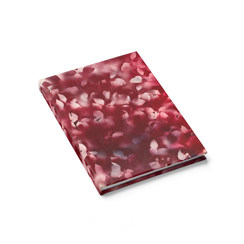 Flowering Red Hardcover Custom Journal-Every Picture Tells...