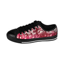 Flowering Red Men's Regular Custom Sneakers-Every Picture Tells...