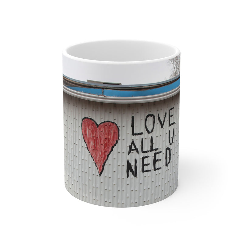 Love Is All U Need Art Mug-Every Picture Tells...